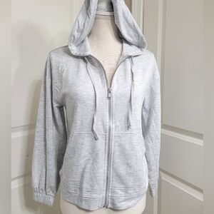 Banana Republic Light Gray Zip Hoodie
